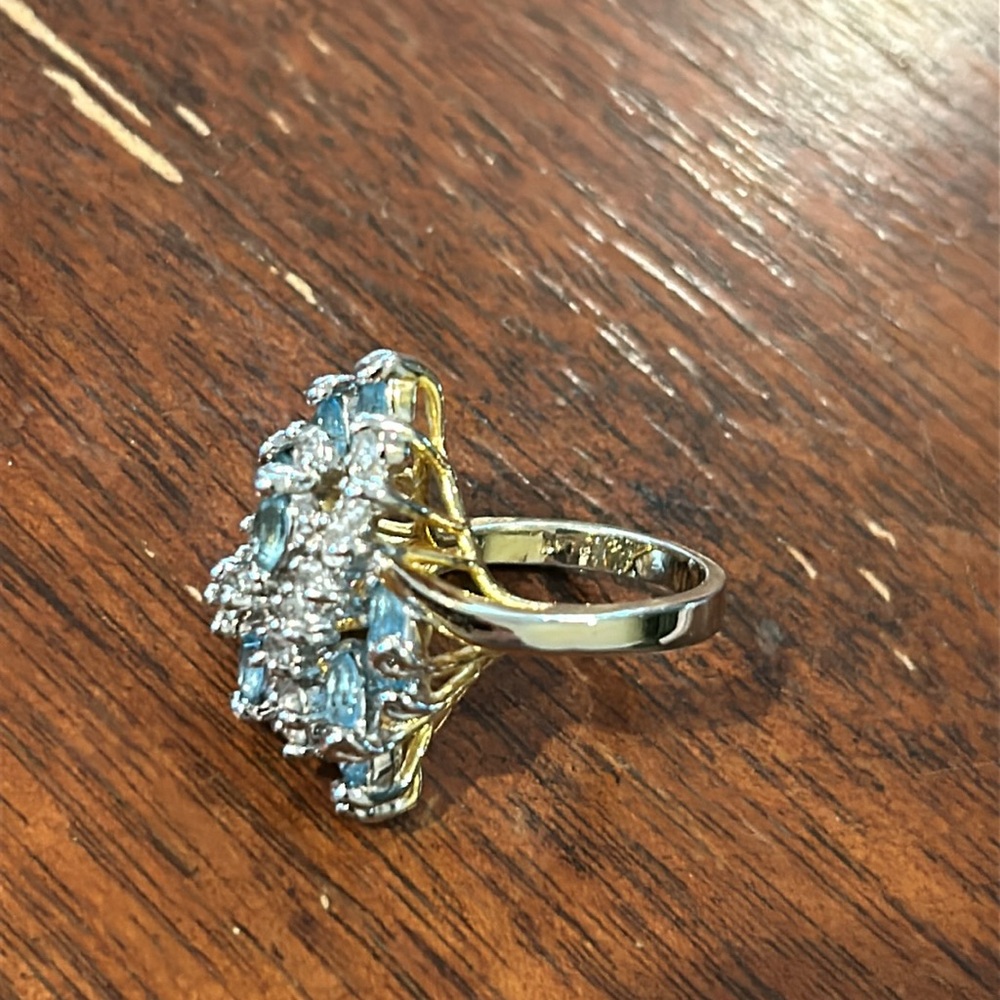 Blue Ring.  6 1/2 - Picture 8 of 17